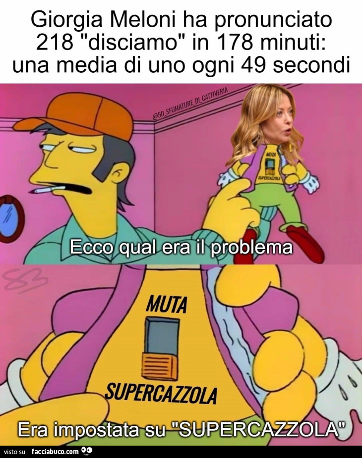 Ecco qual era il problema
