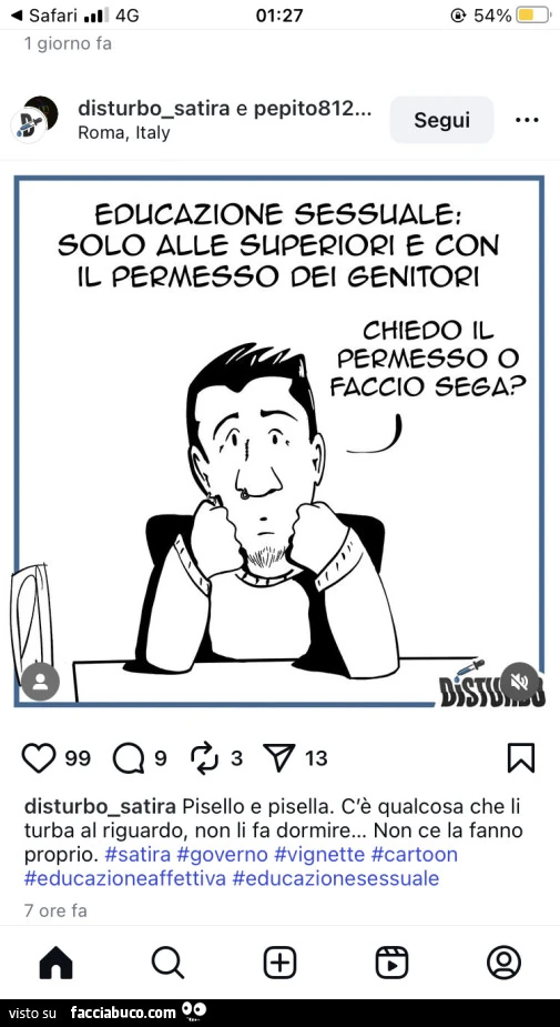 Educazione sessuale: solo alle superiori e con il permesso dei genitori. Chiedo il permesso o faccio sega?
