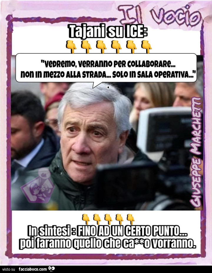Tajani fino a un certo punto
