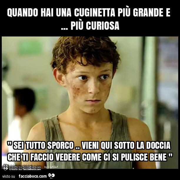 Quando hai una cuginetta più grande e… più curiosa