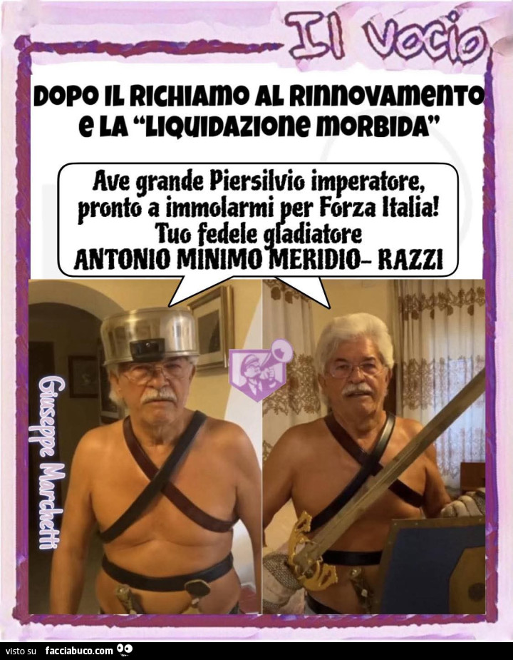 Razzi Berlusconi forza italia tajani