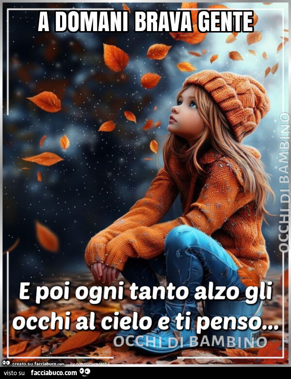 A domani brava gente