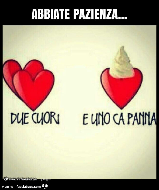 Abbiate pazienza