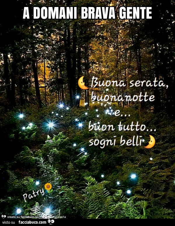 A domani brava gente
