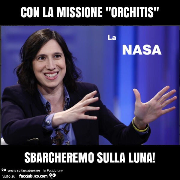 Con la missione "orchitis" sbarcheremo sulla luna