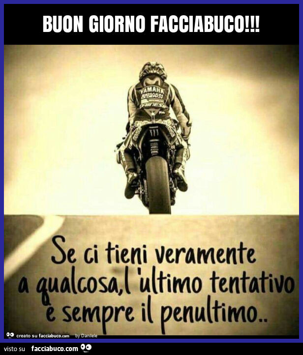 Buon giorno facciabuco
