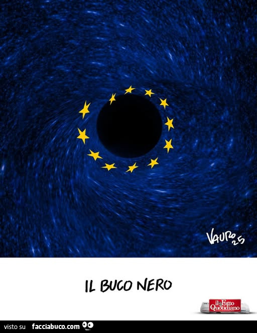 Europa nello scarico. Vauro