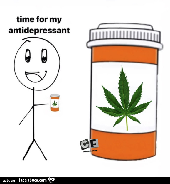 Time for my antidepressant