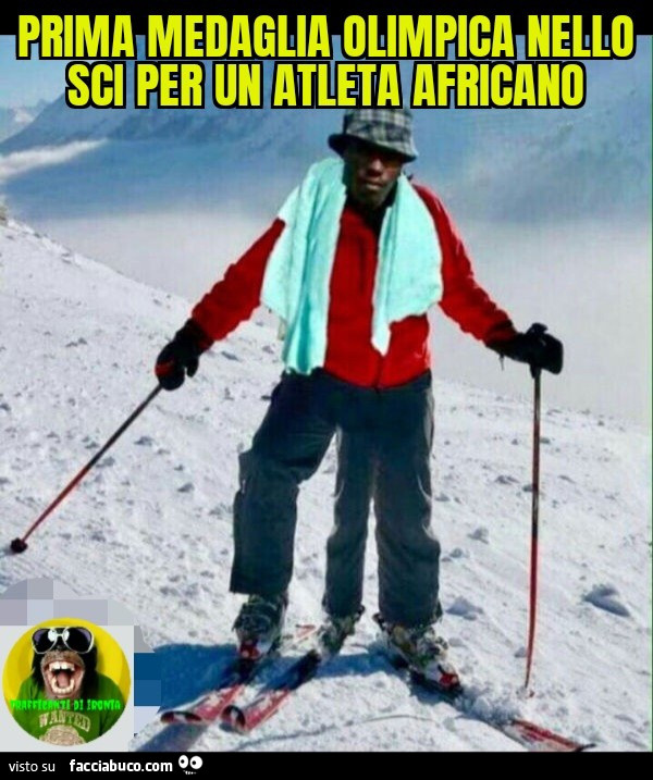Prima medaglia olimpica nello sci per un atleta africano