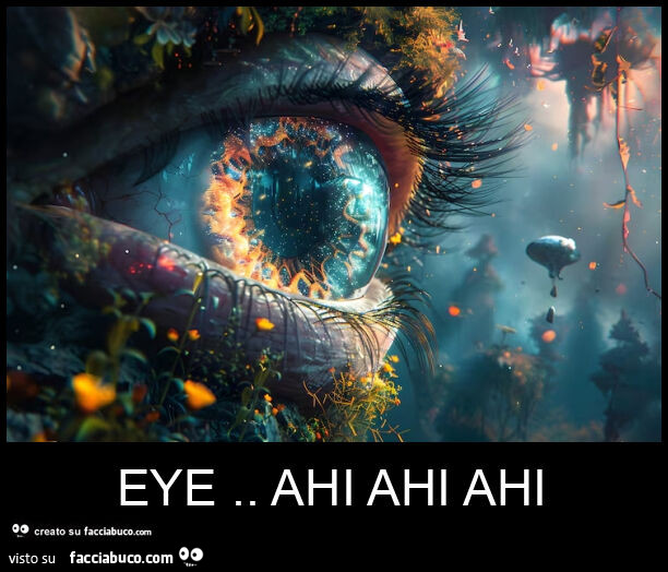 Eye. Ahi ahi ahi