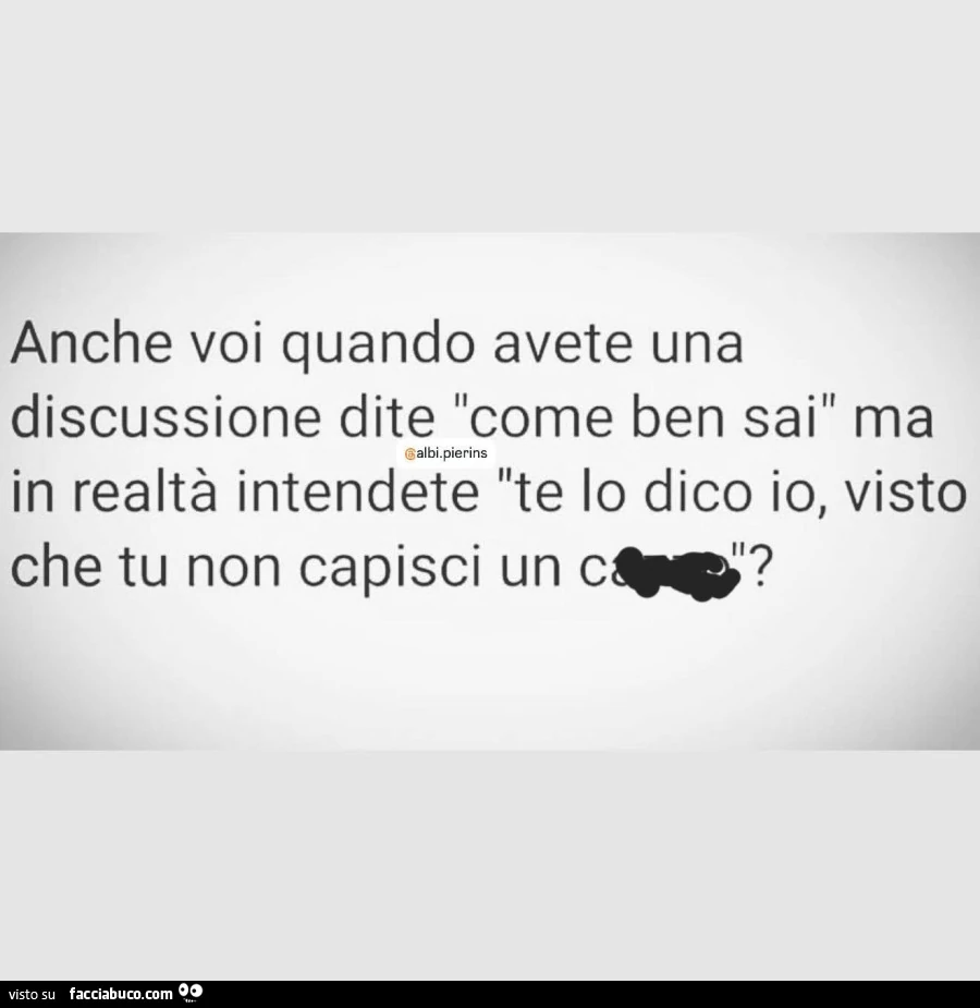 Come