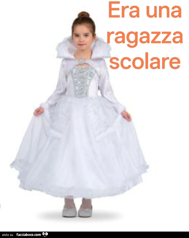 Era una ragazza scolare
