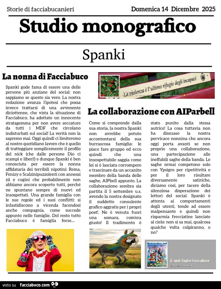 Monografia di nonna Spanki