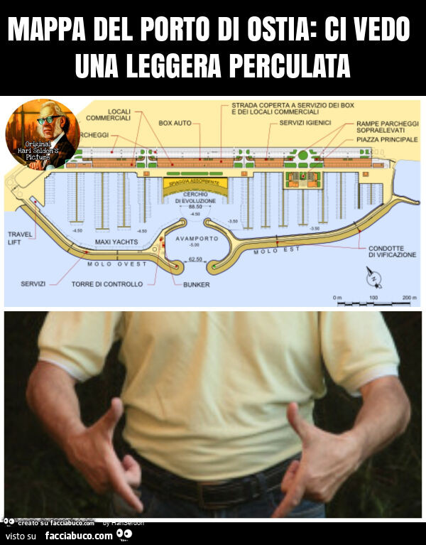 Mappa del porto di ostia: ci vedo una leggera perculata