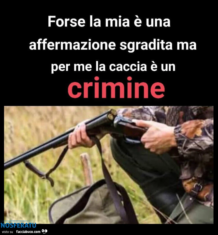 NO ALLA CACCIA
