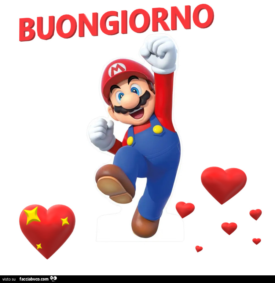 Buongiorno da Super Mario