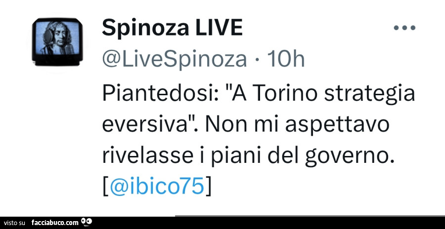 Piantedosi: a torino strategia eversiva. Non mi aspettavo rivelasse i piani del governo
