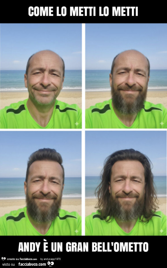 Come lo metti lo metti andy è un gran bell'ometto