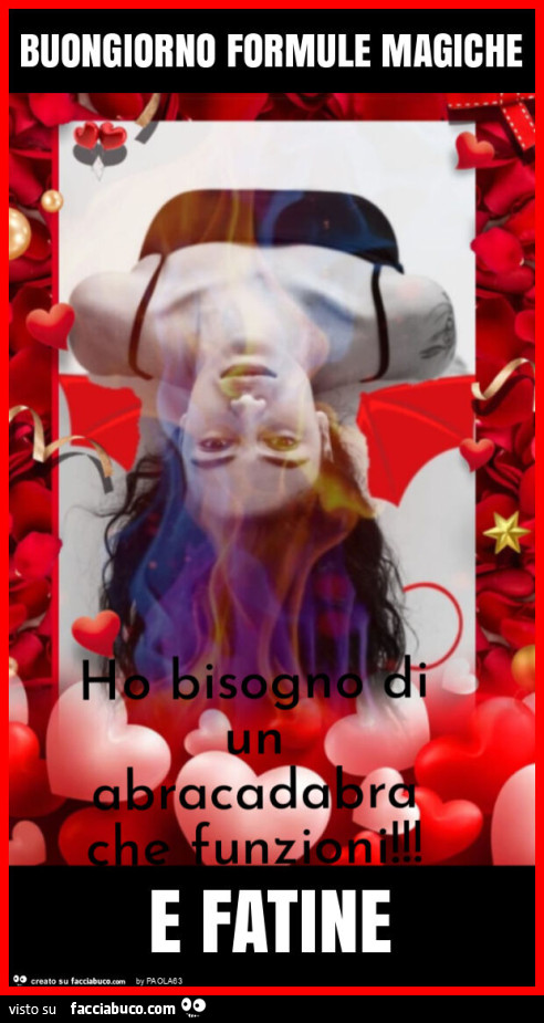 Buongiorno formule magiche e fatine
