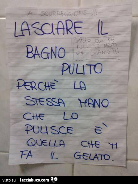 Bagno/gelateria