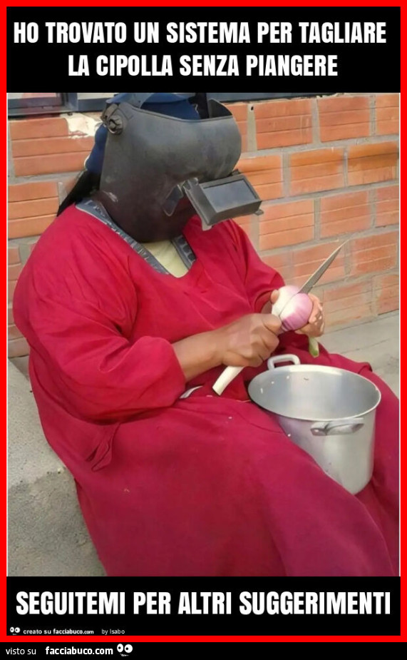 Ho trovato un sistema per tagliare la cipolla senza piangere seguitemi per altri suggerimenti