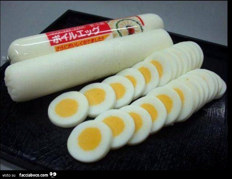 Uova a forma di salame