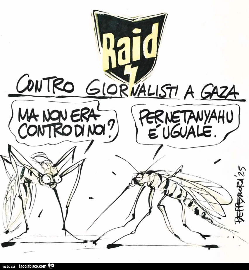 Raid contro giornalisti a Gaza
