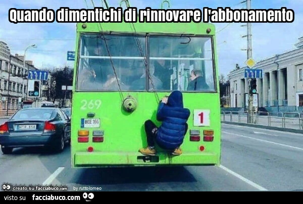 Quando dimentichi di rinnovare l'abbonamento