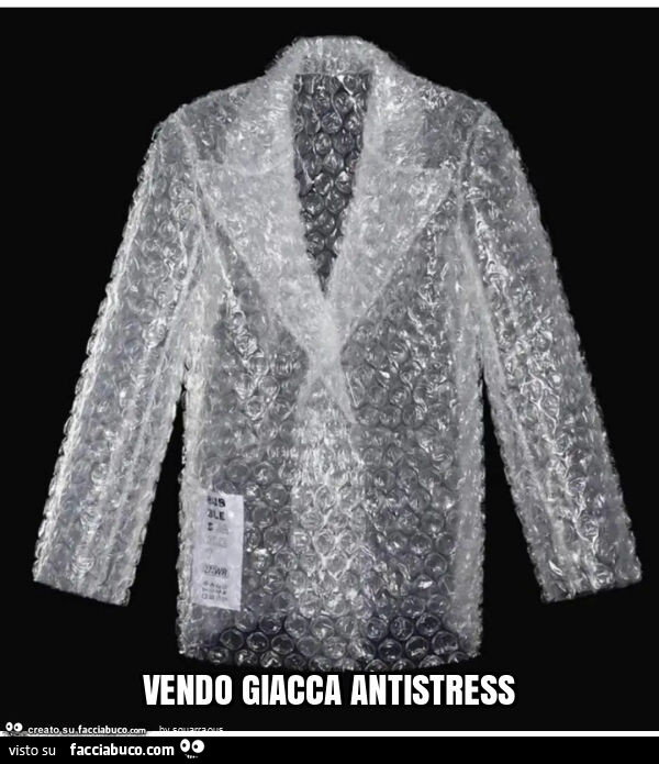 Vendo giacca antistress