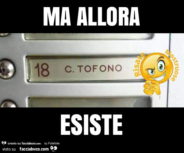 Ma allora esiste