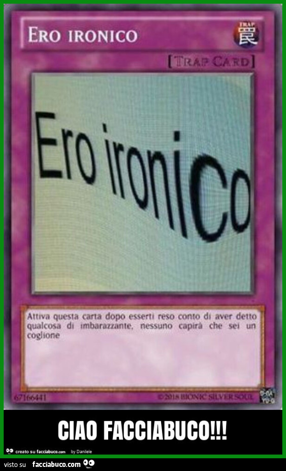 Ciao facciabuco