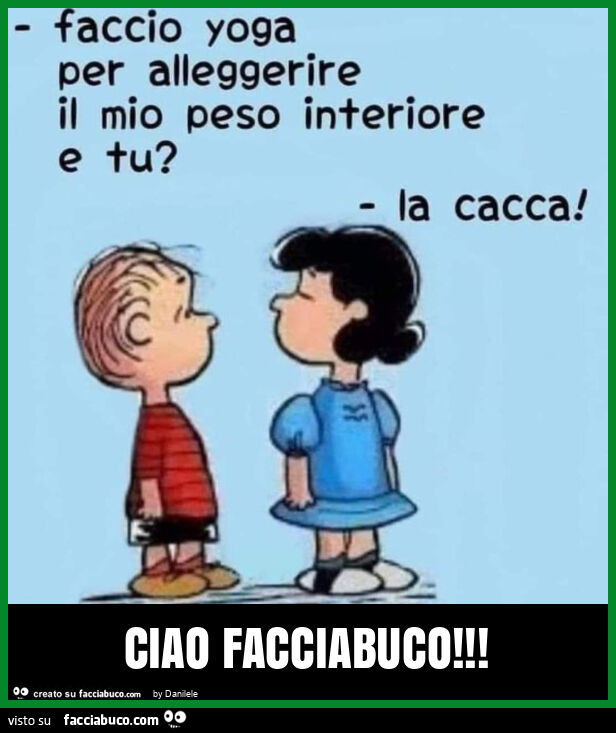Ciao facciabuco
