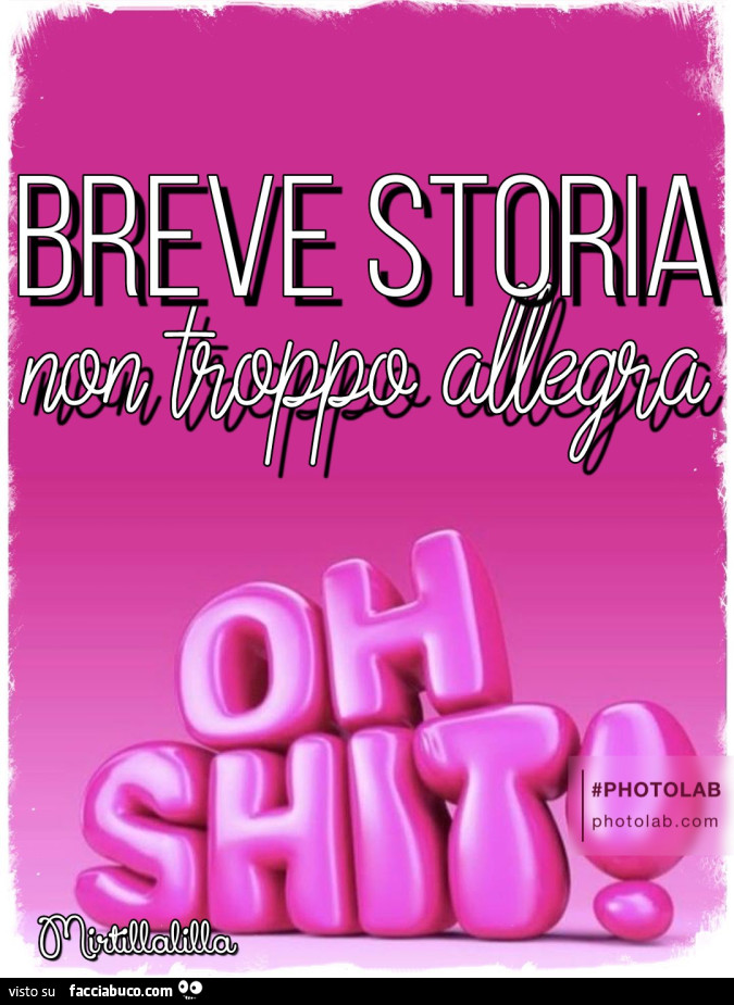 Breve storia non troppo