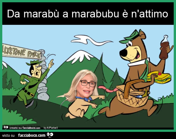 Da marabù a marabubu è n'attimo
