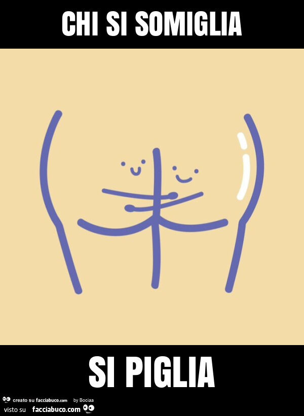 Chi si somiglia si piglia