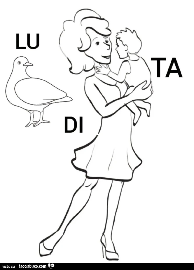 Rebus Lu piccion di mamt