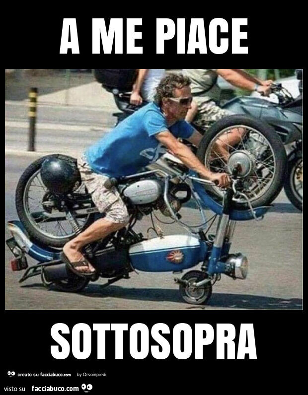A me piace sottosopra