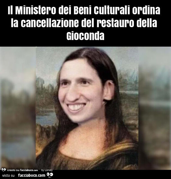 Il ministero dei beni culturali ordina la cancellazione del restauro della gioconda