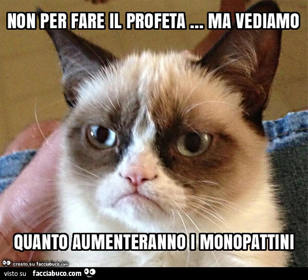 Non per fare il profeta&hellip; ma vediamo quanto aumenteranno i monopattini