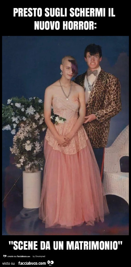 Presto sugli schermi il nuovo horror: "scene da un matrimonio"