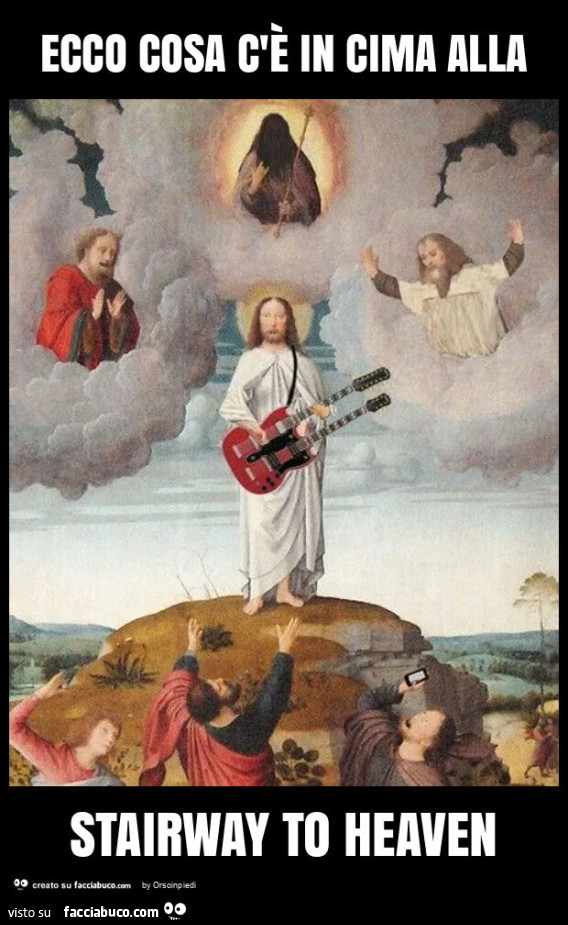 Ecco cosa c'è in cima alla stairway to heaven