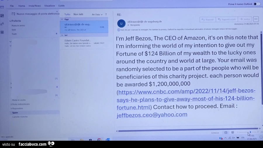 Bezos, Miliardi