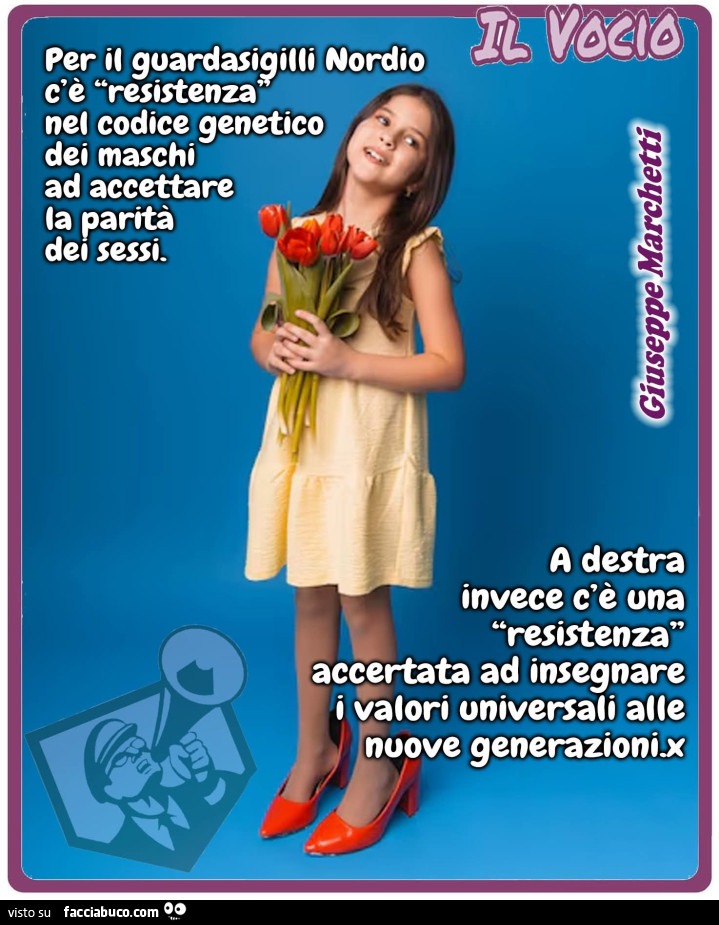 Nordio codice genetico valori universali