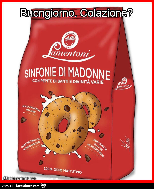 Buongiorno. Colazione?