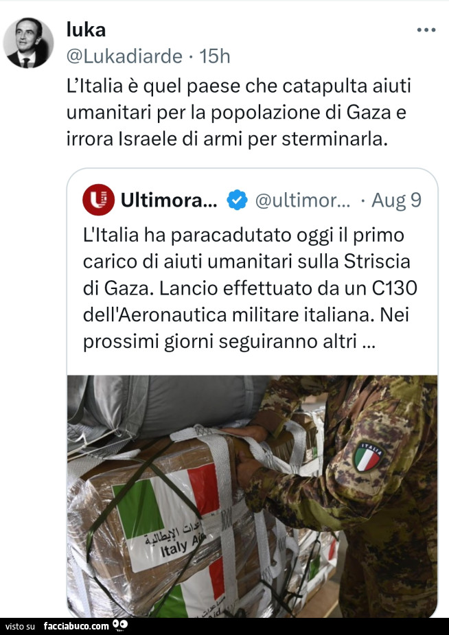 Una mano lava l'altra