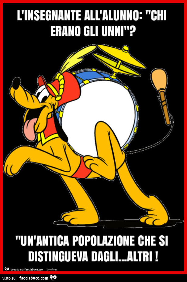 L'insegnante all'alunno: "chi erano gli unni"? "Un'antica popolazione che si distingueva dagli… altri