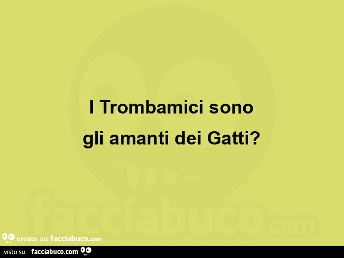 I trombamici sono gli amanti dei gatti?
