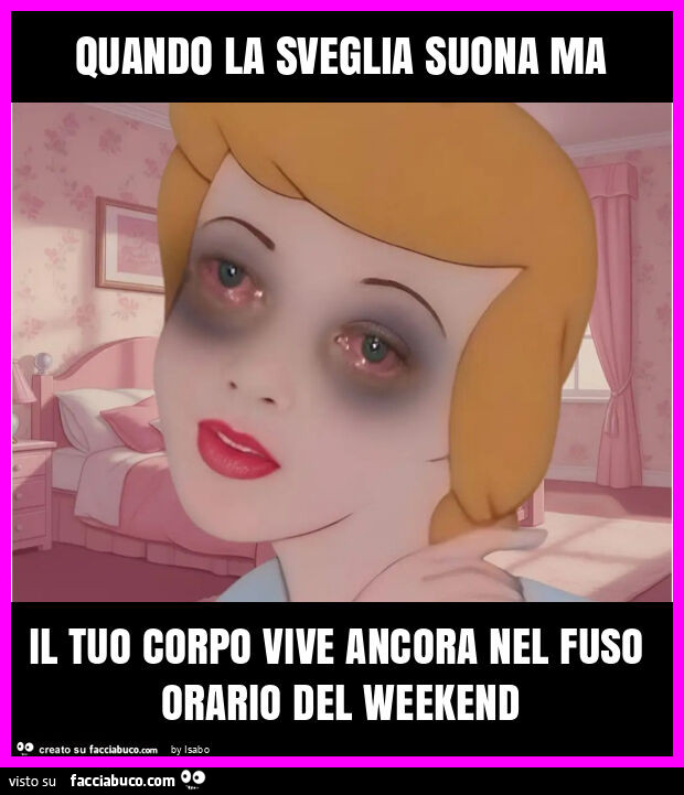 Quando la sveglia suona ma il tuo corpo vive ancora nel fuso orario del weekend