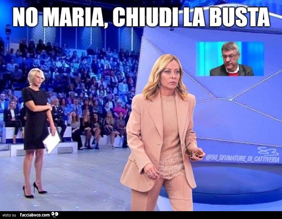 No Maria, chiudi la busta