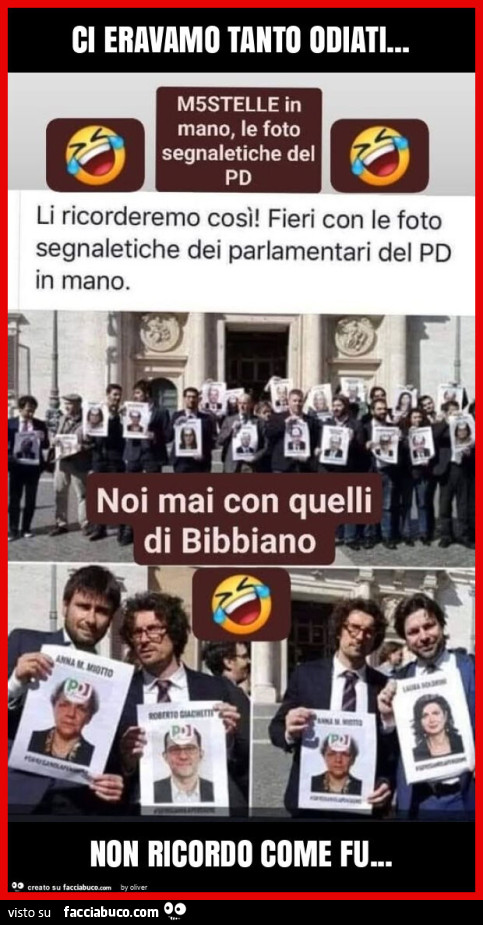 Ci eravamo tanto odiati… non ricordo come fu